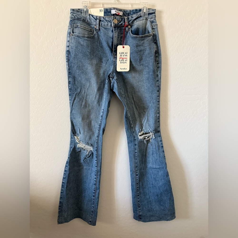 Arula Light Blue Flare Jeans